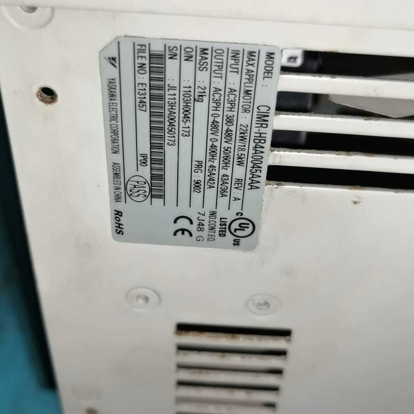 议价安川变频器CMR-HB4A0045AAA，22KW/18.