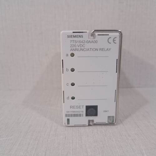 Siemens 7TS16420AA000 Annunciation Relay 220VDC WITHOUT ANY