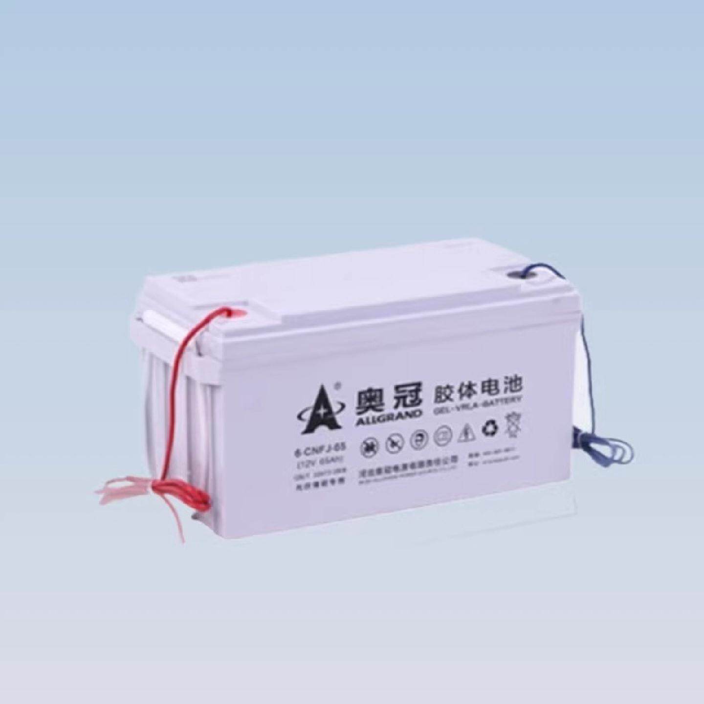 奥冠胶体蓄电池6-GFMJ-65免维护12V65AHUPS/EPS/直流屏/光伏用