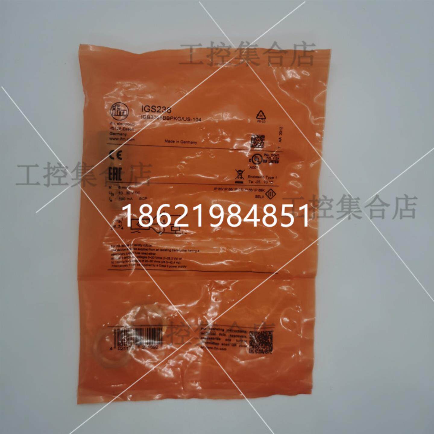 IFM易福门全新原装接近开关IGS236 现货