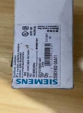 咨询-黑色按钮，3sb3602-0aa11，没有使用过