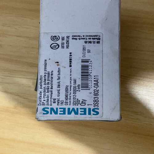 咨询-黑色按钮，3sb3602-0aa11，没有使用过