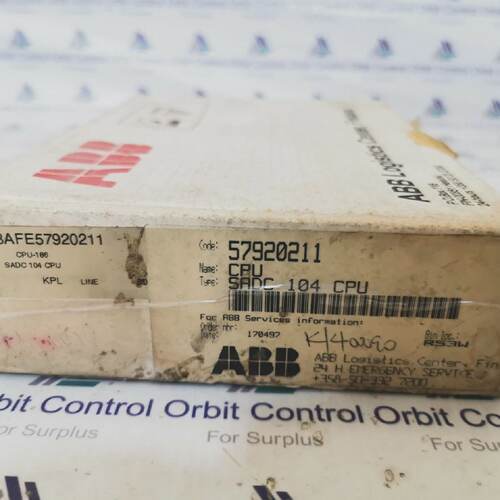 ABB SADC104CPU CODE 57920211
