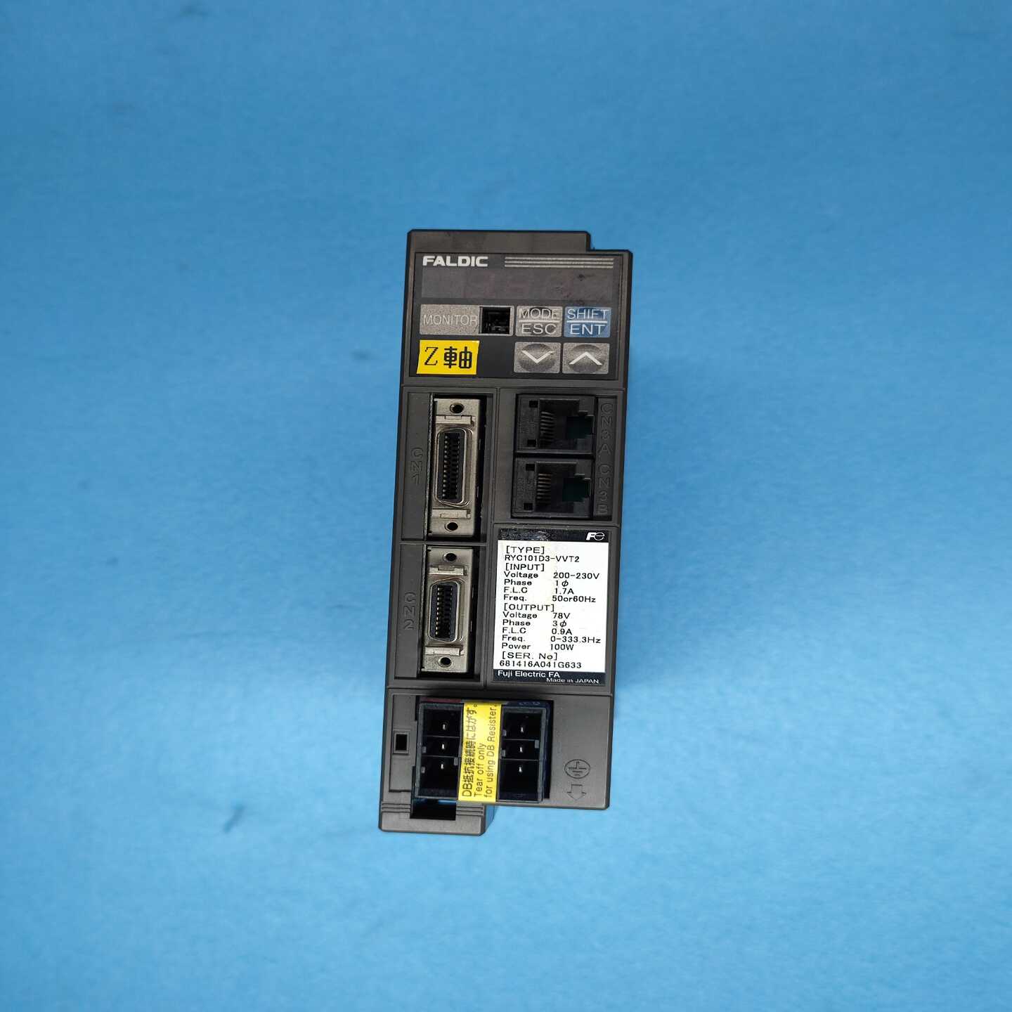日本进口原装富士伺服驱动器RYC101D3-VVT210--议价商品