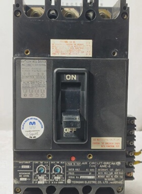 TERASAKIAIRCIRCUITBREAKER类型AME4233A3POLE600V交流电5060Hz带