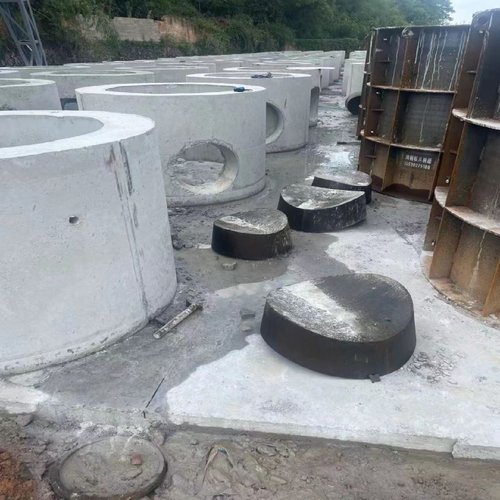 水泥预制检查井污水雨水工程井井盖井筒井座钢筋混凝土成品井
