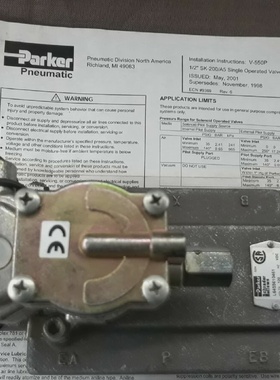 Parker Schrader Faltenbalg L6455610461 Pneumatisches Magnetv