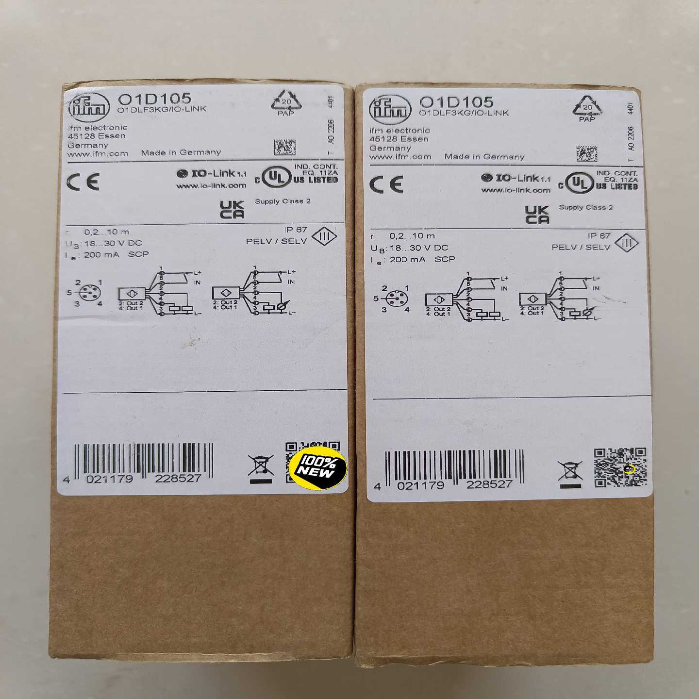 传感器易福门O1D105询价