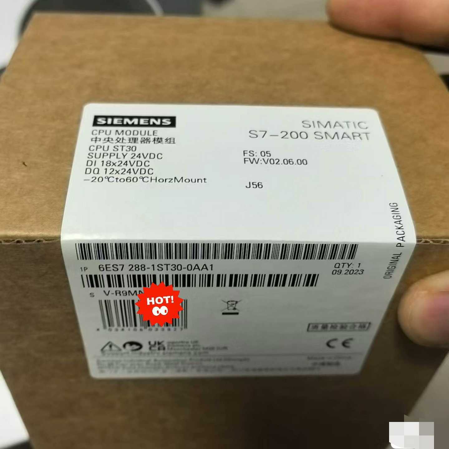 未开封6ES7288-1ST30-0AA1当天发询价