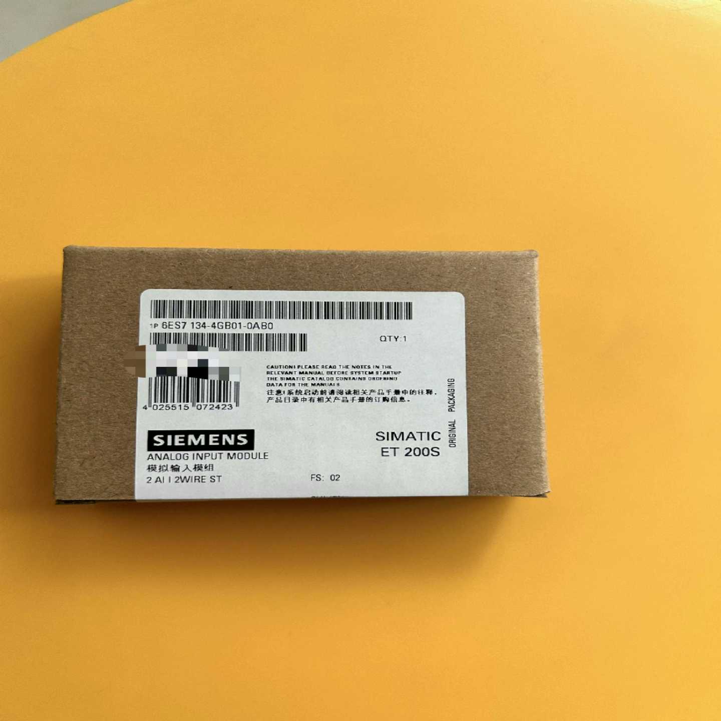 询价6ES7134-4GB01-0AB0未开封的联系顺