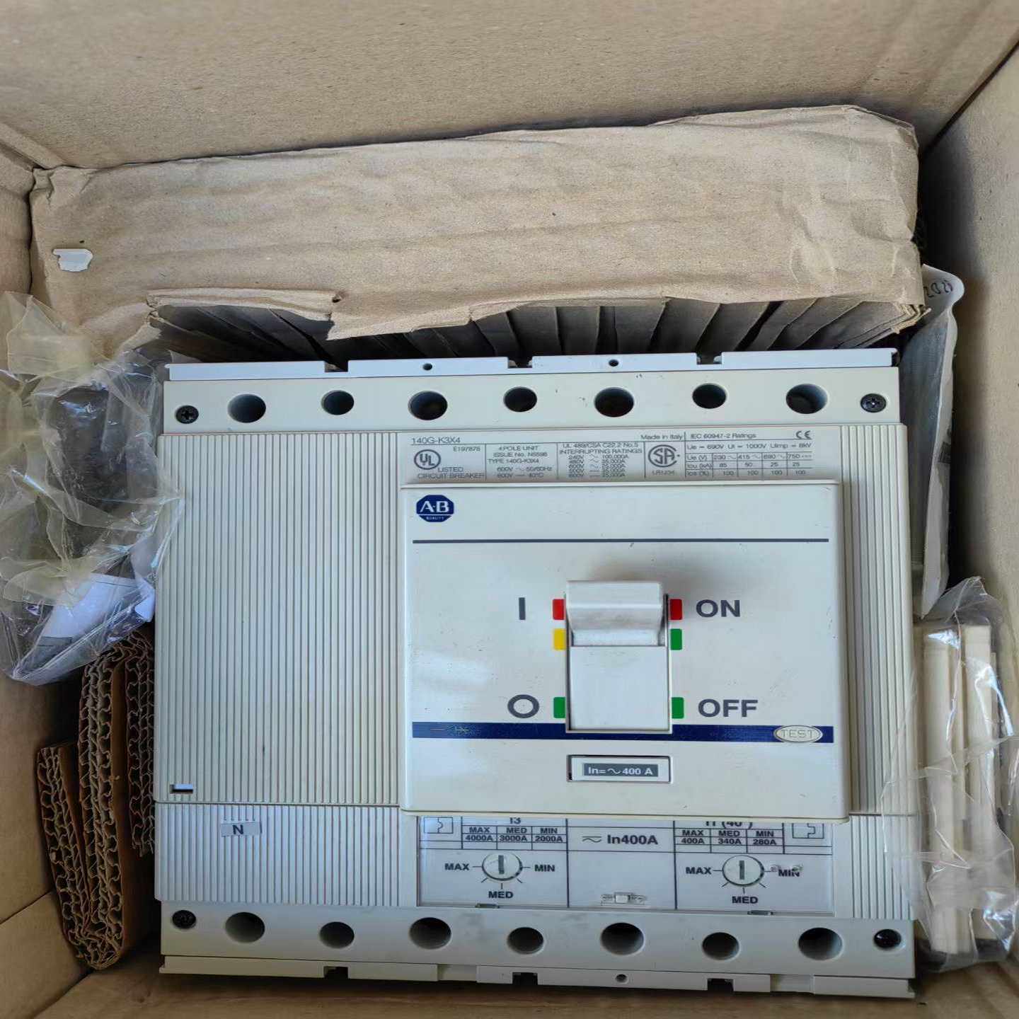 AB罗克韦尔塑壳断路器询价