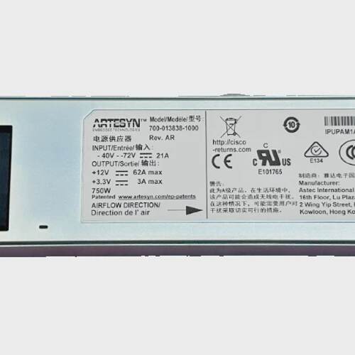 ARTESYN 7000138381000 A9K750WDC V03 341043502 B0 750W Netzte