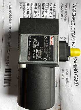 德国力士乐Rexroth压力开关继电器R901127474【侨报商行】