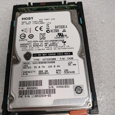 EMC存储拆机 005049809 900G 10K SAS 25 VNX5200 5400 5600硬盘