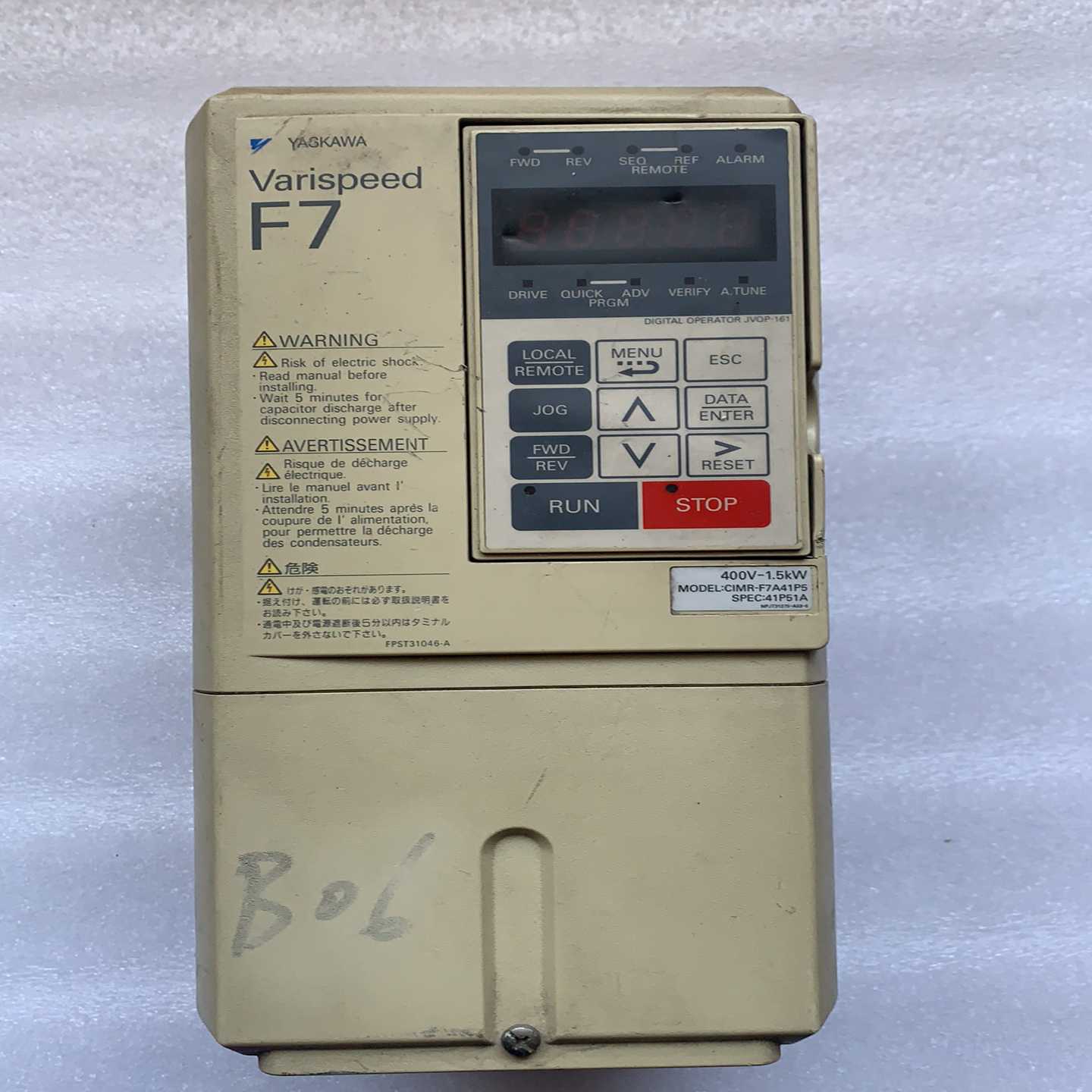 安川G71.5KW380VCIMR-G7A41P5质询价