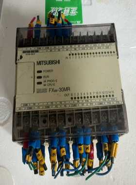 原装正品三菱型号FXoS-30MR，成色如图，功能正常，拆机-议价