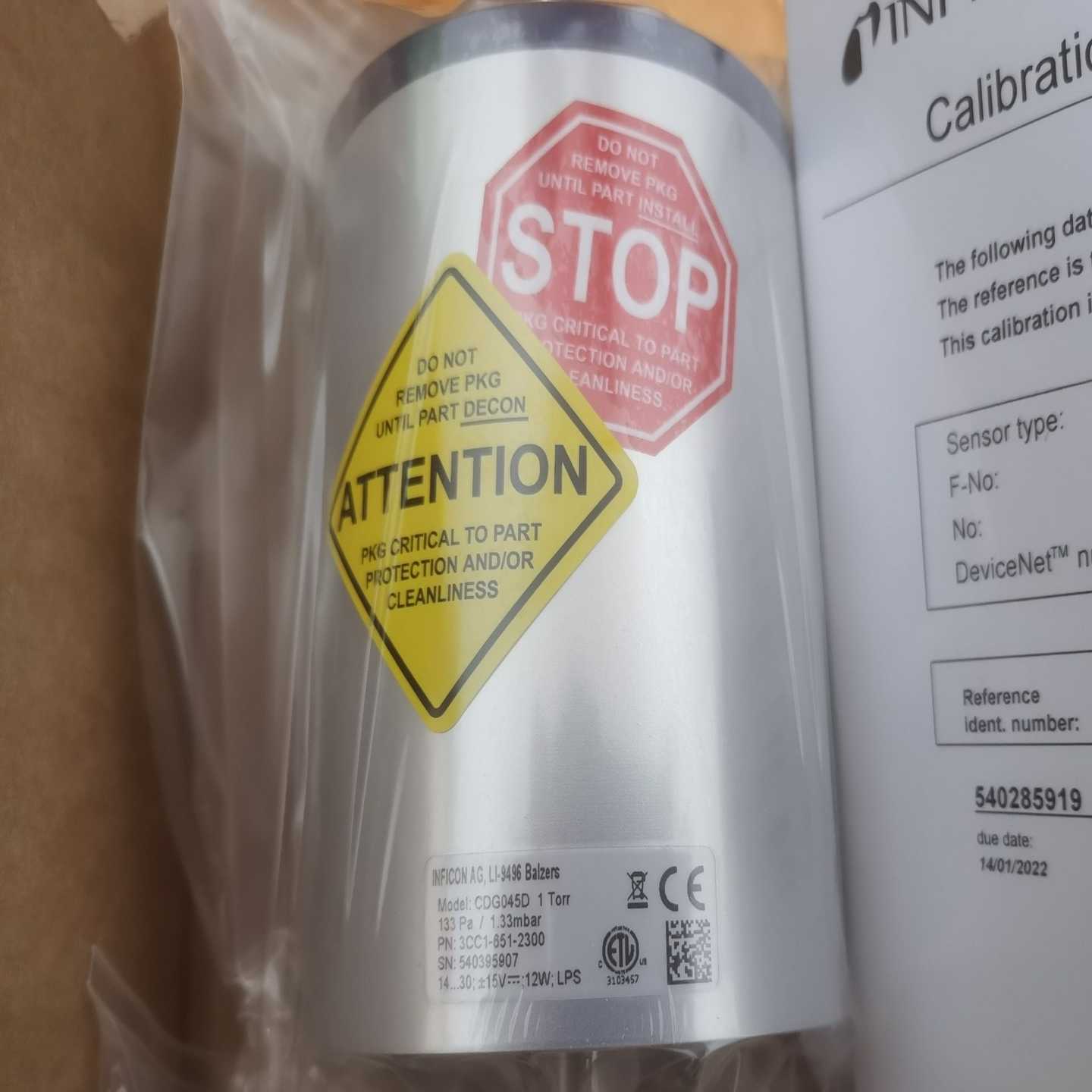 【议价】英福康045D1Torr含税运适用