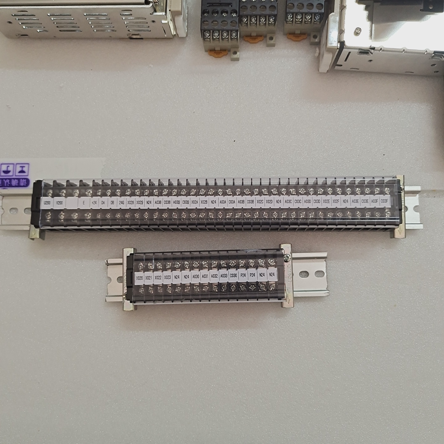 插线接线端子座TD15导轨板排5电线连接器位柱A对接20大电