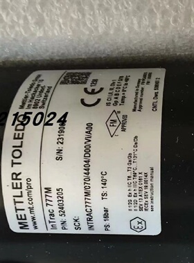议价梅特勒套InTrac 777m 52403205 INTRAC777M/C70/4404/D00/VI/