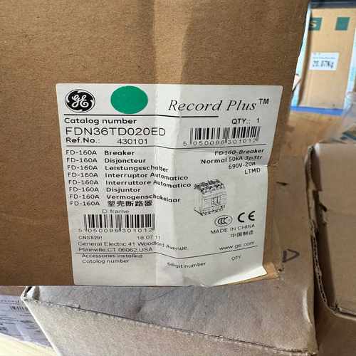 GE通用FD断路器FDN36TD020ED、3P20A、全询价
