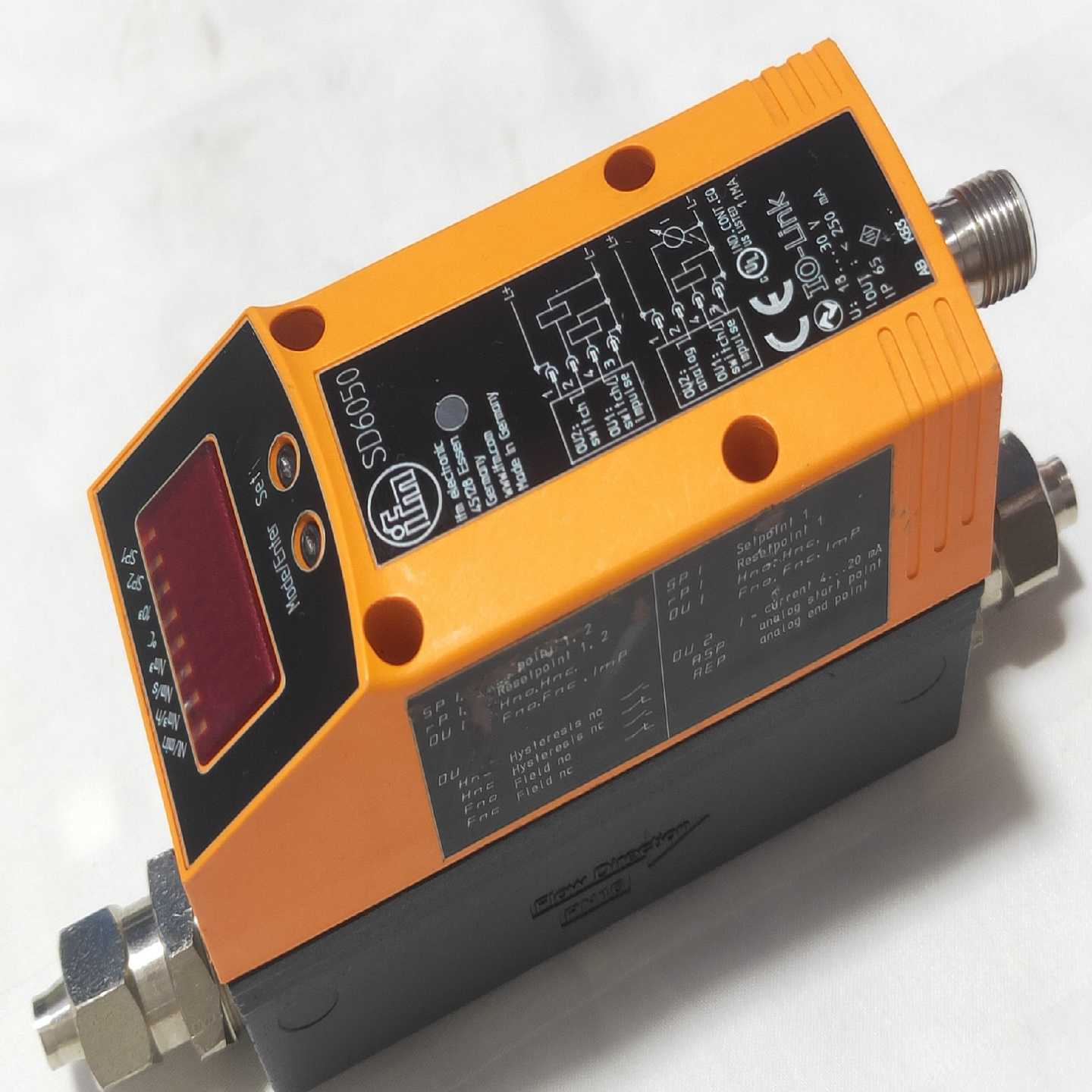 询价~IFM易福门压缩空气流量计 SD6050 SDR12DG