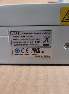 【询价】VAPEL PD100-12HD电源
