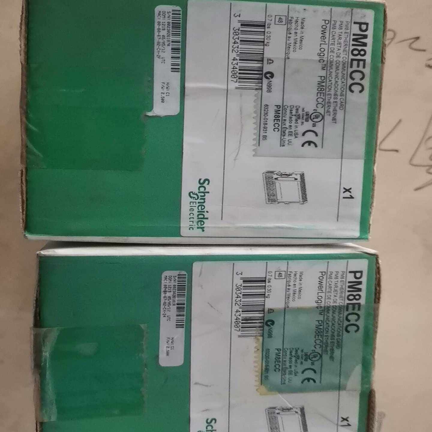 询价施耐德电气PM8ECC模块项目余料子还剩2套，全新带包装