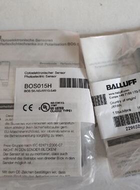 溢价-BOS015HBOS5KNSRR10S49巴鲁夫BALLUFF光电传感器详询