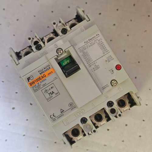日本进口富士塑壳断路器漏电开关BW100EAG3P75A--议价商品