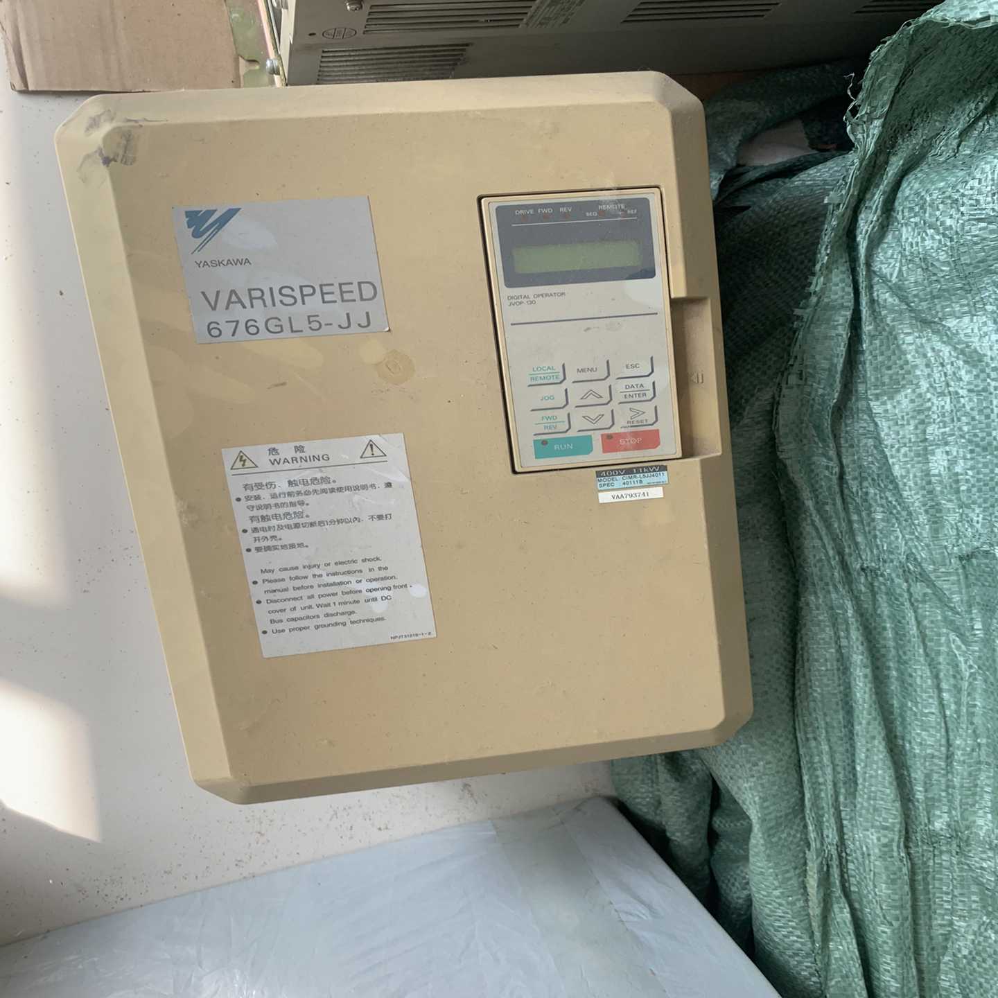 安川676gL5变频器11千瓦（零零电子）