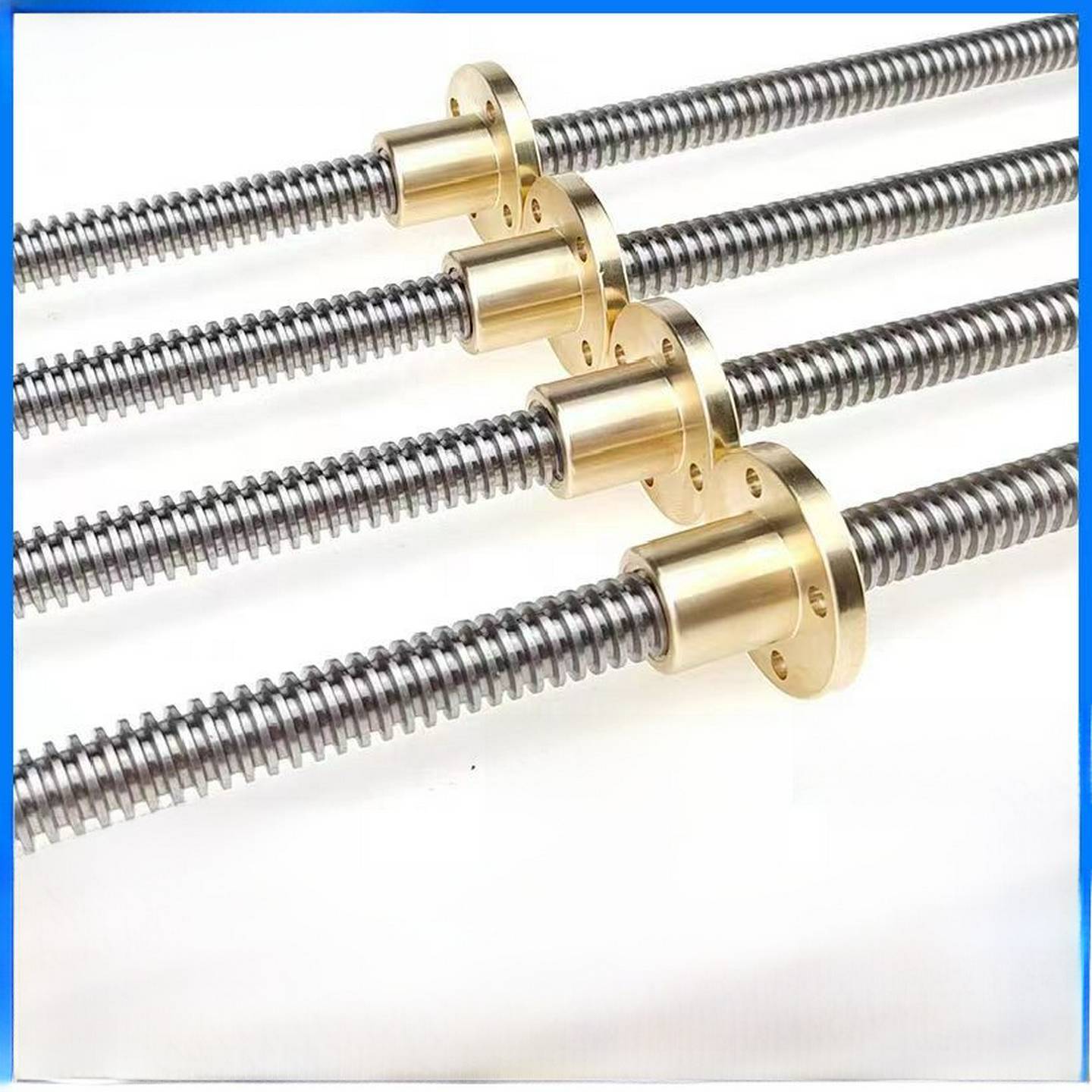 304不锈钢T16梯形丝杆梯形螺杆牙条T型螺杆导程4导程8可选长度