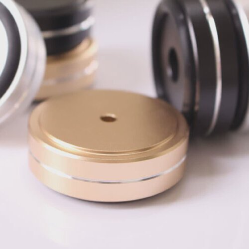 全铝音箱避震脚垫胆机音响功放机箱CD机DAC减震脚钉机脚50mm