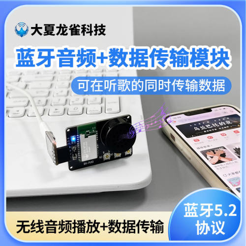 蓝牙5.2音频接收器模块串口通信透传输DIY车载音响功放板BT35