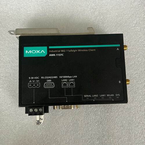 成色漂亮MOXA工业无线客户端AWK1137C实物拍摄1-议价