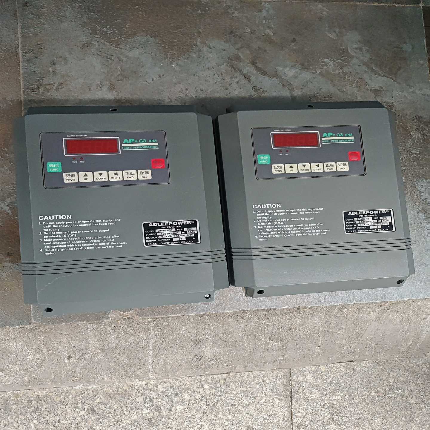 议价拆机爱德利变频器AP4G3-55