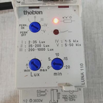 Theben LUNA 110 Light Sensor TRIED  TESTED