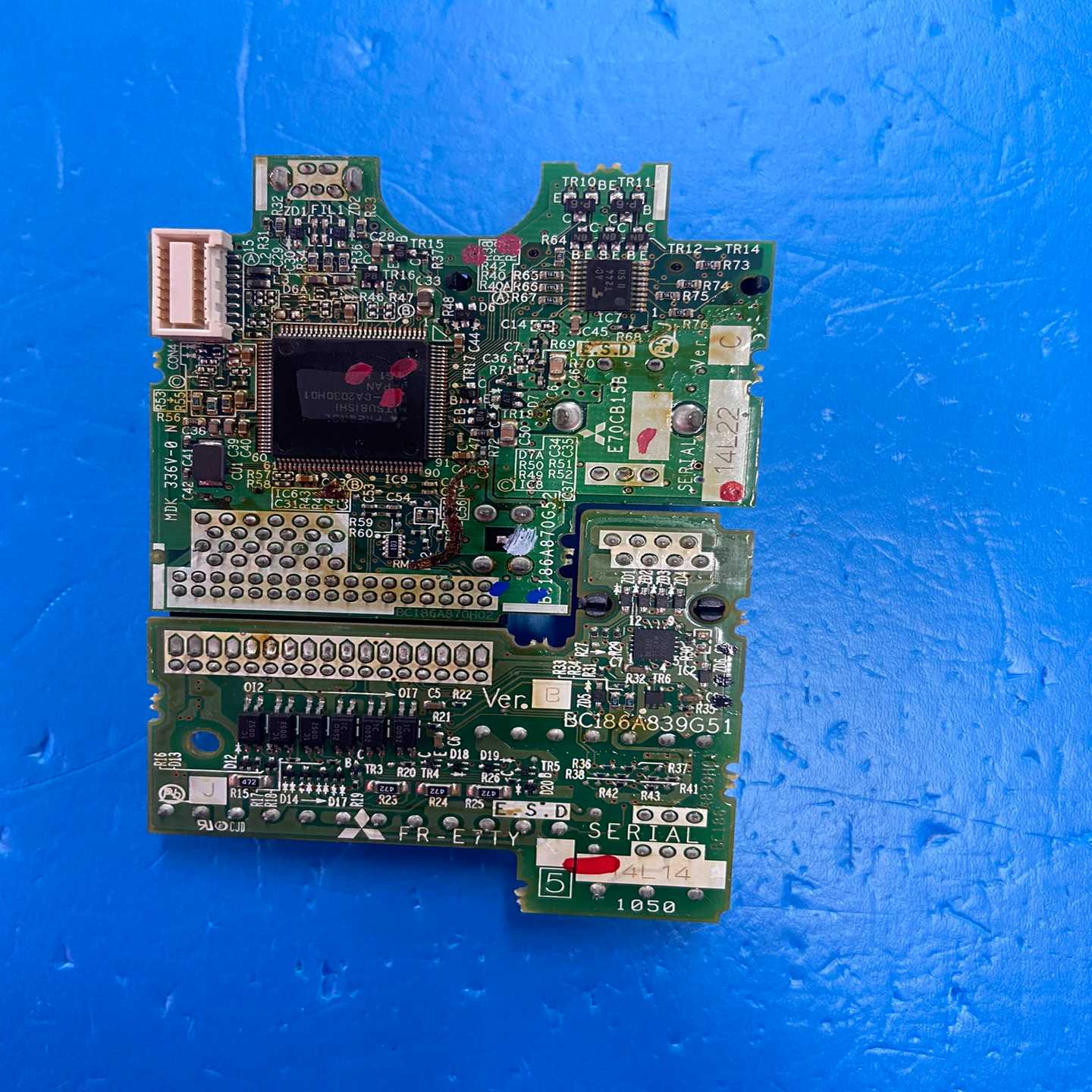 议价拆机三菱变频器E700系列主板E70CB15B/BC18