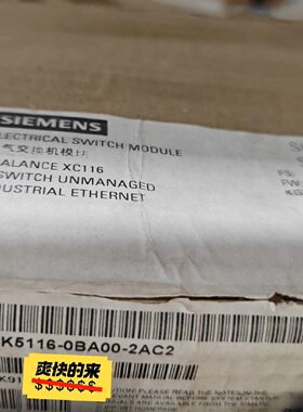 西门子SCALANCEXC116工业以太网交换机模块全新-议价