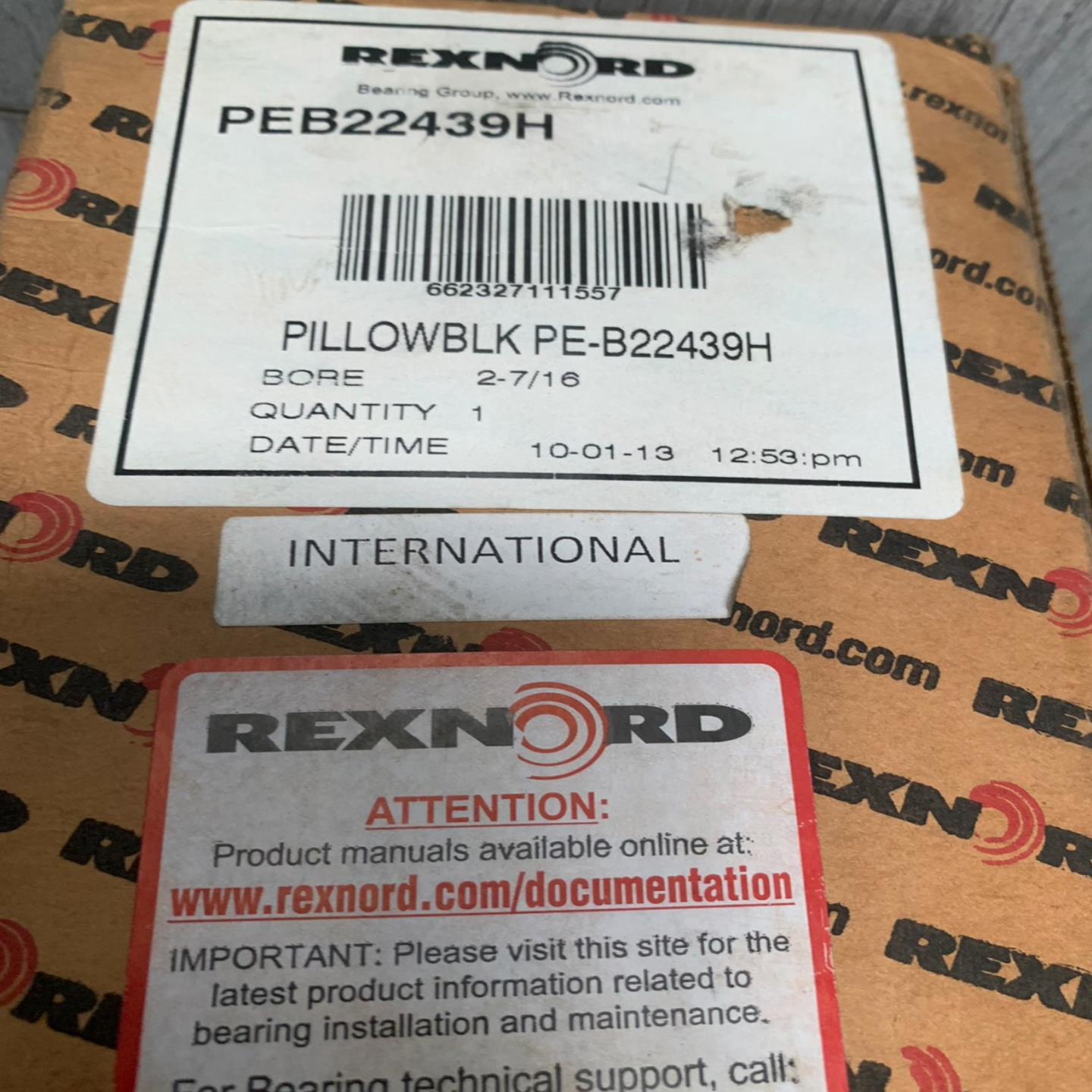 美国莱克斯诺REXNORD  PEB22439H轴承座（佳毅工控）