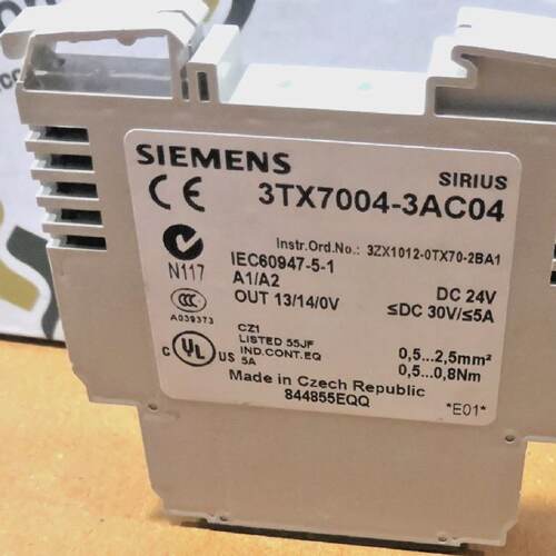 2PCS LOT SIEMENS 3TX70043AC04 Output coupling DC24V5ANEW OPE