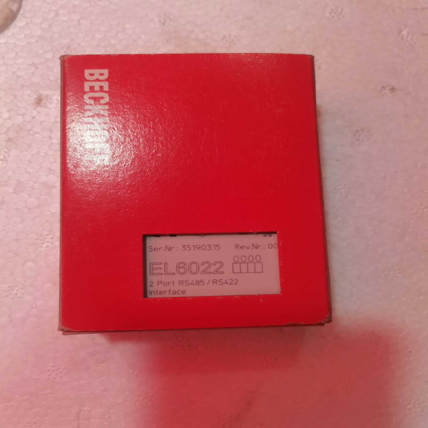 倍福模块EL6022带包装,,标为实价,邮费自理~询价