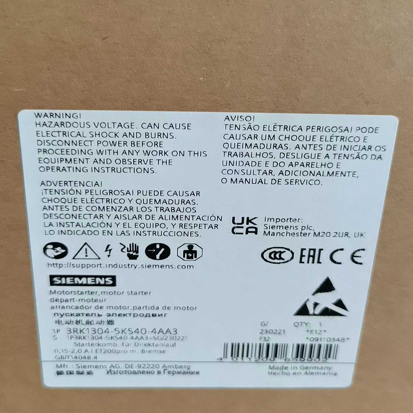 询价3RK1304-5KS40-4AA3，全新原装保内