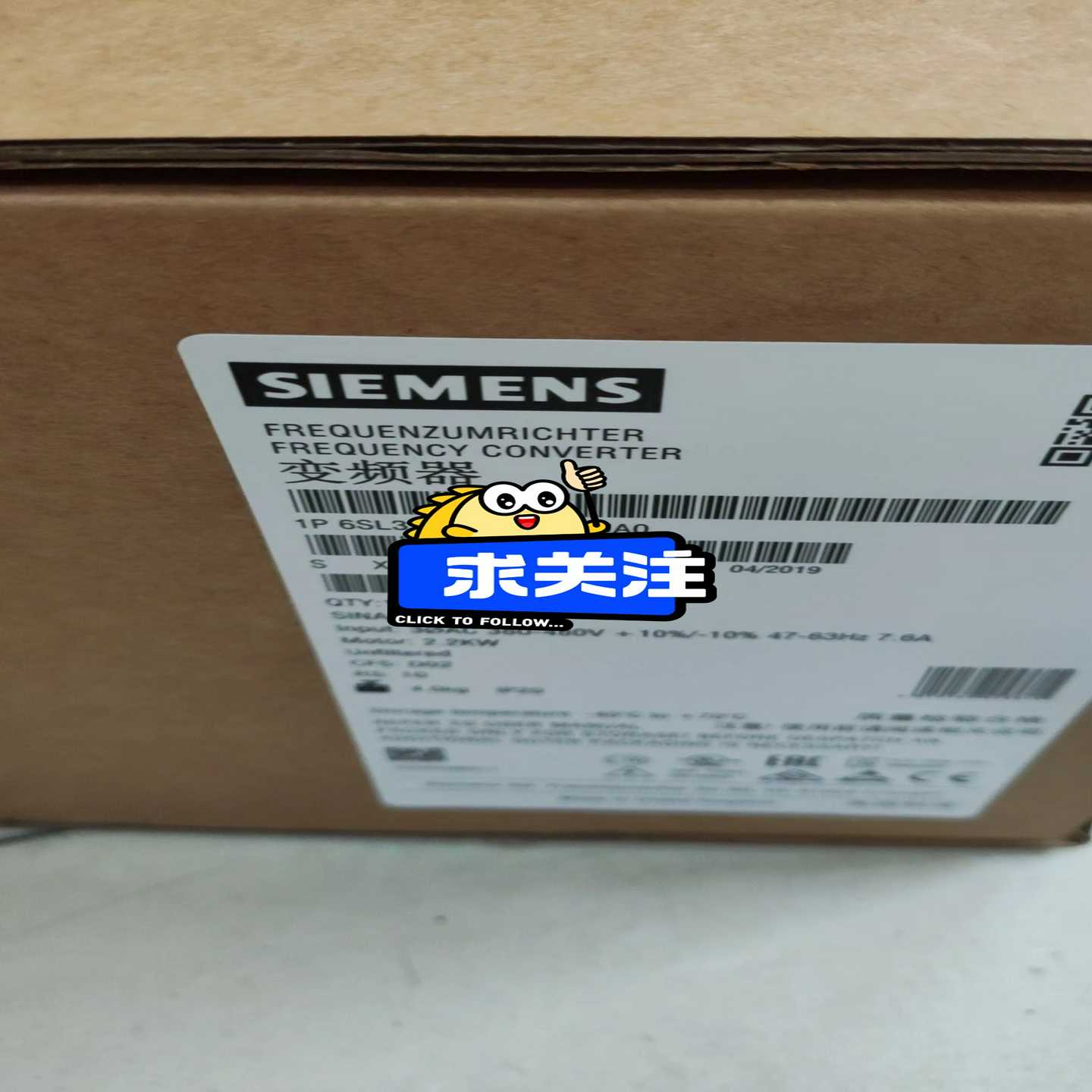 G120变频器6SL3224-0BE22-2UA02询价