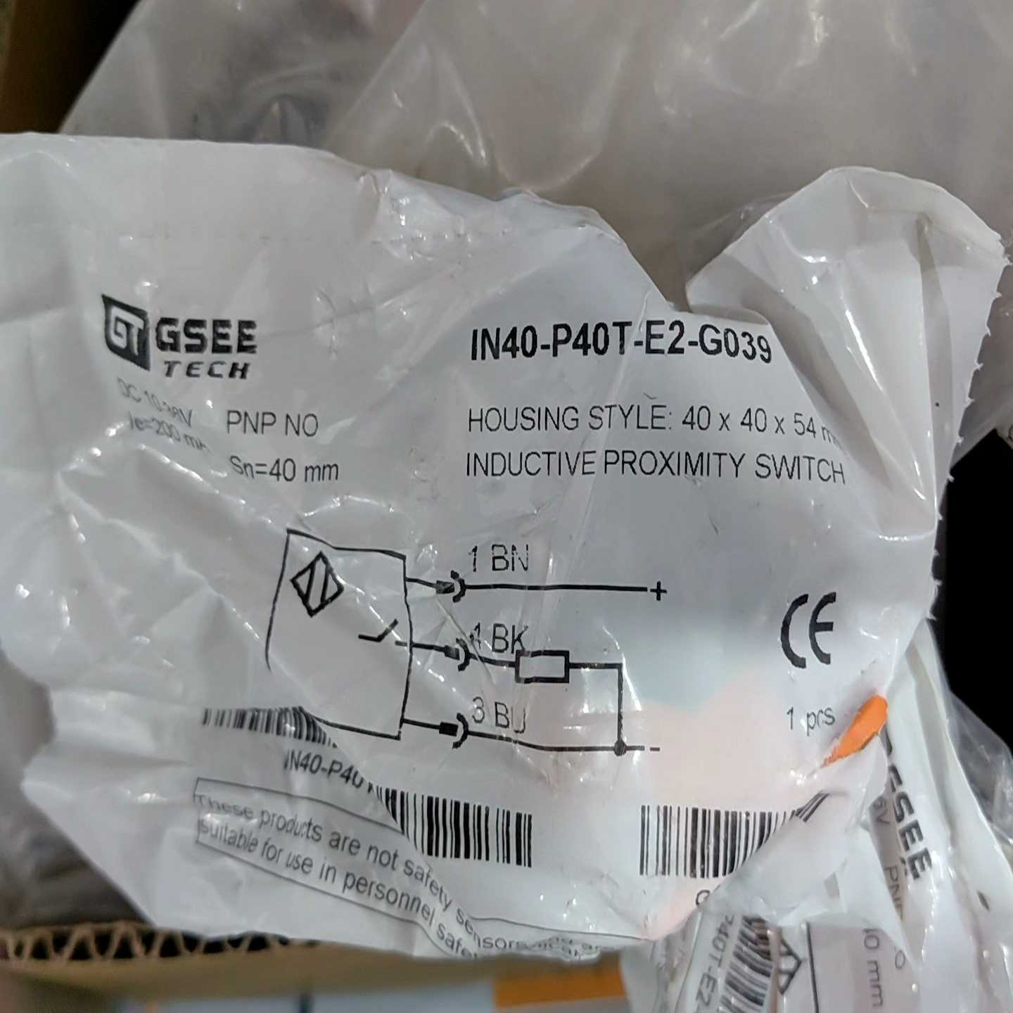 GSEE吉诺方头传感器IN40-P40T-E2-G039--议价商品