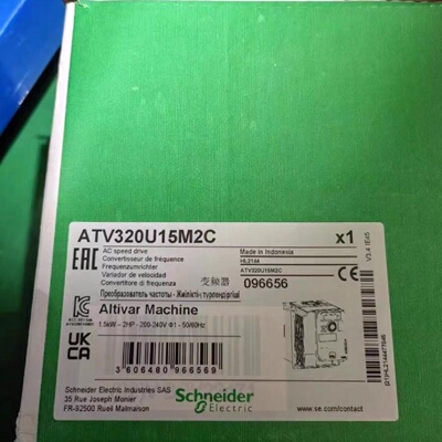 议价施耐德变频器ATV320U15M2C，全新原装正品现货，保内