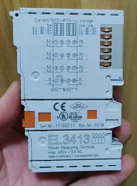 倍福EL3413功率测量终端，德国制造，二手拆机件，功能完好--议价