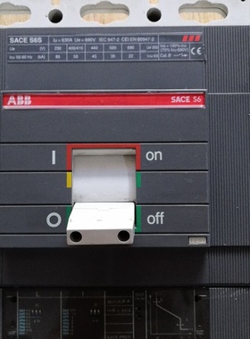 ABBs6S3P630A塑壳断路器拆机九成新.原装意太利生产
