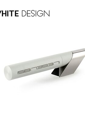 WhiteDesign铝合金停车牌汽车号码牌挪车电话旋转创意平衡设计