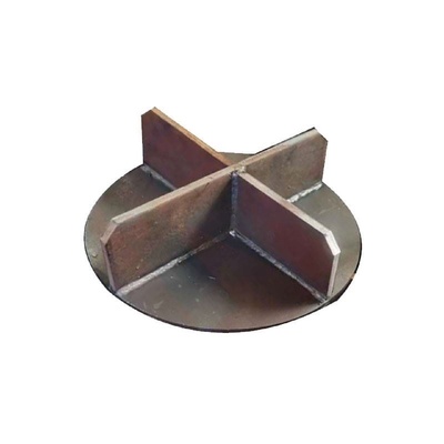 十字桩尖400500600mm预应力管桩件十字开口平底尖锥形桩尖非标