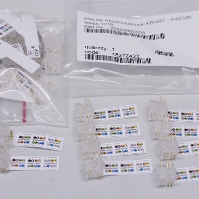 20x HARTING 20820000003 Stecker preLink Terminal Abschlussbl